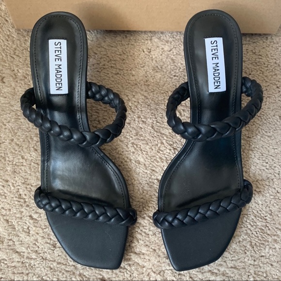 NWT Steve Madden Braided Heels - Picture 6 of 6